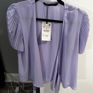 Zara wrap around blouse